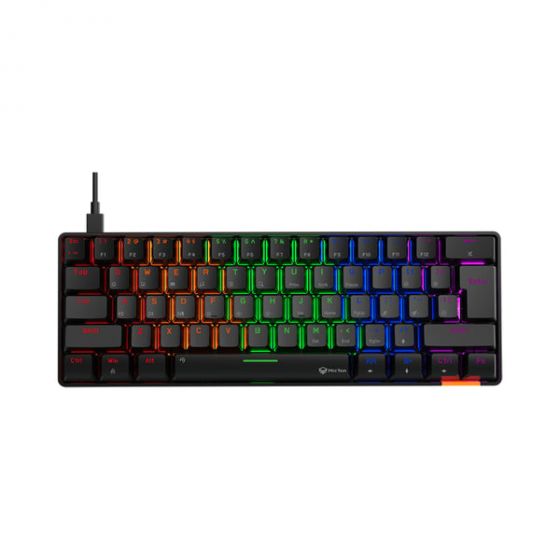 Meetion Wired Gaming Keyboard, Blue Switch, Black - MK005