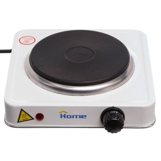 Home Electric Single Hot Plate, 500 Watt, White - GK-850