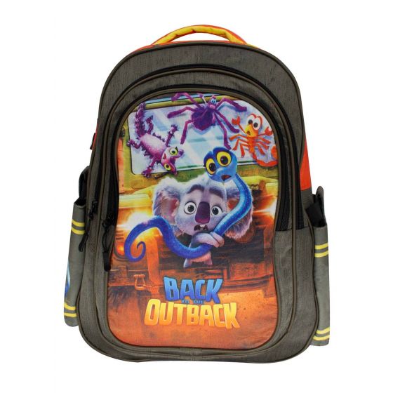 Gharibo Bags School Backpack For Boys, Back Outback Pattern - Multi Color