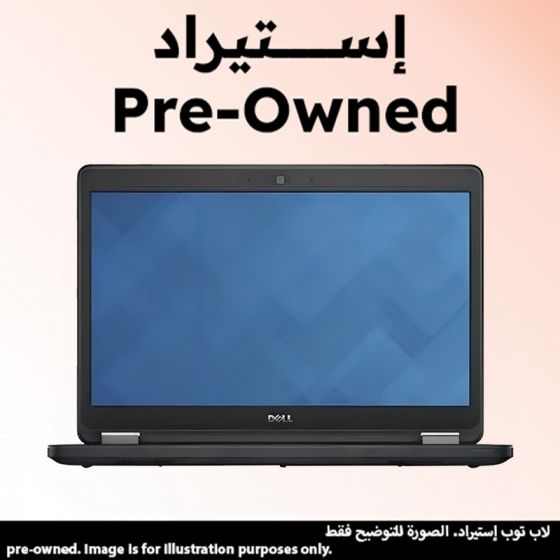 Dell Latitude 14 5000 E5450 Laptop, Intel Core i5-5300U, 500GB HDD, 4GB RAM, 14 Inch HD Display, Intel HD Graphics 5500, Windows 7- Black  (Pre-Owned), Grade A, 6 Months Warranty