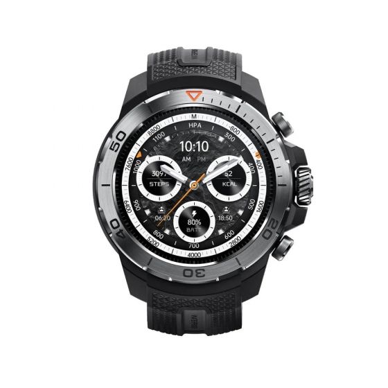 Mibro GS Explorer Smart Watch, 1.32 Inch - Obsidian Black Case and Strap