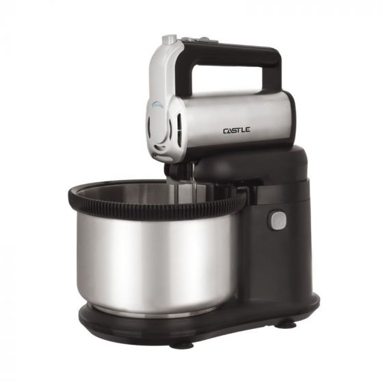 Castle Stand Mixer, 4 Liters, 700 Watt, Black and Silver - HMB7040