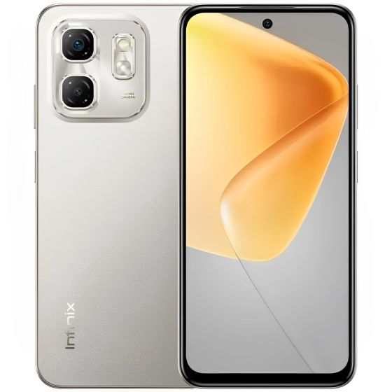 انفنكس هوت 50I، سعة 256 جيجا، رام 4 جيجا، شبكة 4G LTE، شريحتين اتصال - تيتانيوم