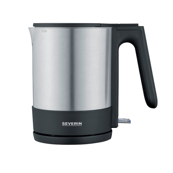 Severin Electric Kettle, 1.7 Liters, 2200 Watt, Black and Silver - WK 3409