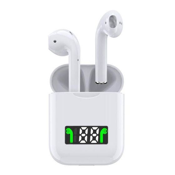 Wireless Earphones with Microphone, White - i99