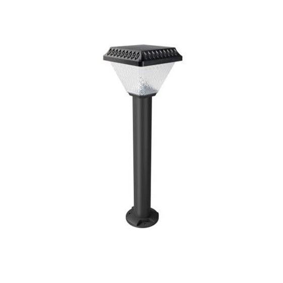 Philips Essential Smart Bright Solar Bollard, 1.5W, Warm, Black - H600, BGC010 LED3/730 SL