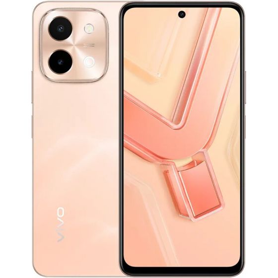 Vivo Y28, 256GB, 8GB RAM, 4G LTE, Dual SIM - Gleaming Orange