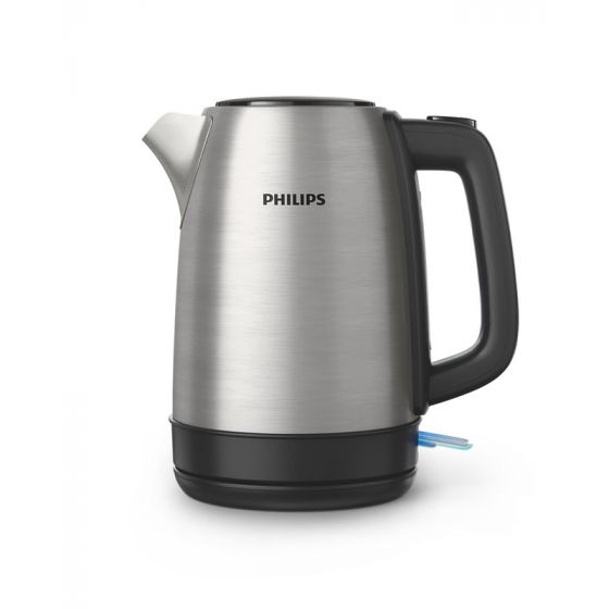 Philips Daily Collection Electric Kettle, 1.7 Liters, 2200 Watt, Stainless Steel- HD9350-90