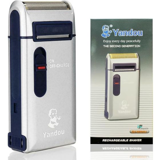 Yandou Dry Razor for Men, Silver - SV-316U