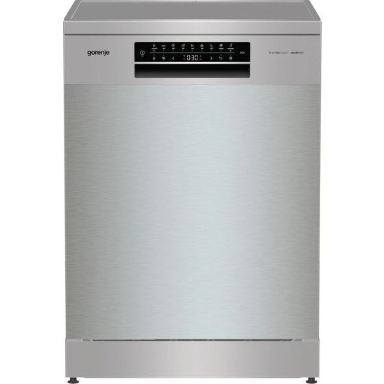 Gorenje Freestanding Inverter Dishwasher, 16 Persons, Metallic Grey - GS693C60XUVAD