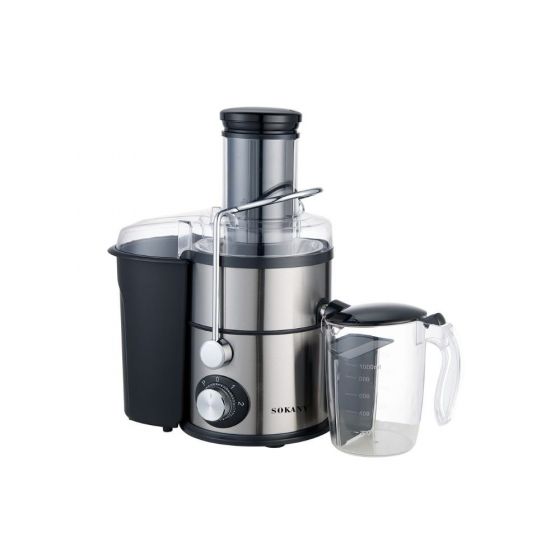 عصارة فواكه سوكاني، 1 لتر، 1200 وات، فضي -  SK-03009