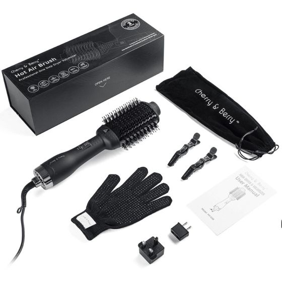 Cherry & Berry Hot Air Brush Pro - Black