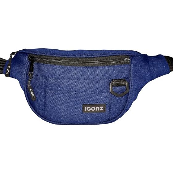 Iconz Texas Waist Bag for Men, Dark Blue - 1038