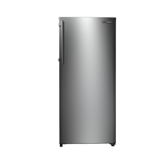 Fresh Upright Freezer, No Frost, 130 Liters, 5 Drawers, Silver - FNU-L250S
