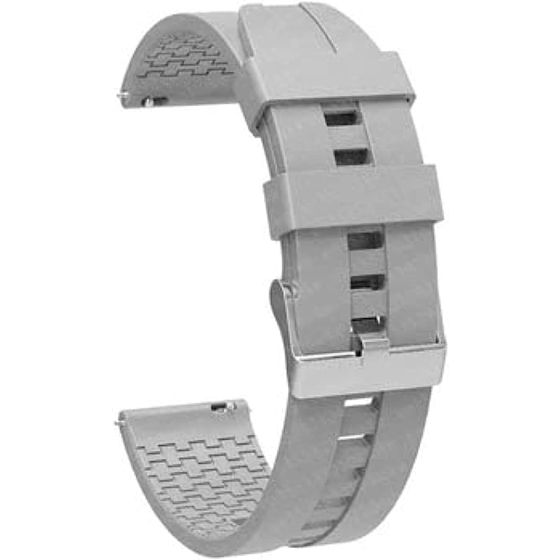 Sport Silicone Band Strap, Matte, Bracelet Watch Band, Accessory Band, Size (22MM) for Huawei Watch GT1, GT2 46MM / Samsung S3 S4 46MM, Active2 44MM, Watch 3 45MM / Honor Magic2 46MM