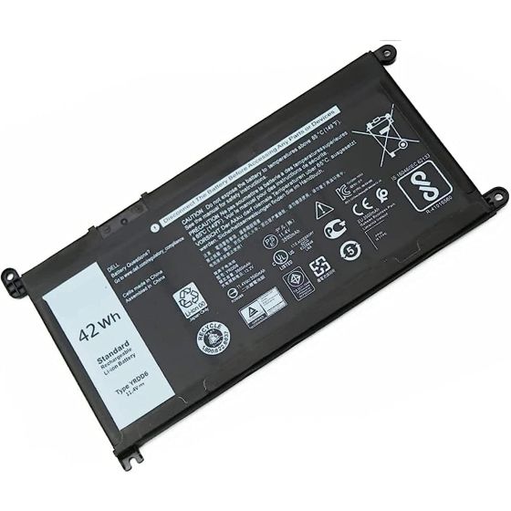 Replacement Laptop Battery for Dell Laptops, 3500 mAh - Black