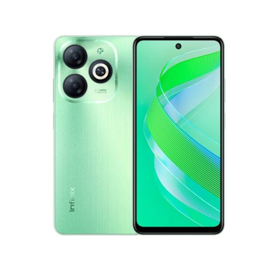 انفينكس سمارت 8، سعة 64 جيجا، رام 4 جيجا، شبكة 4G LTE، بشريحتين اتصال - اخضر كريستال