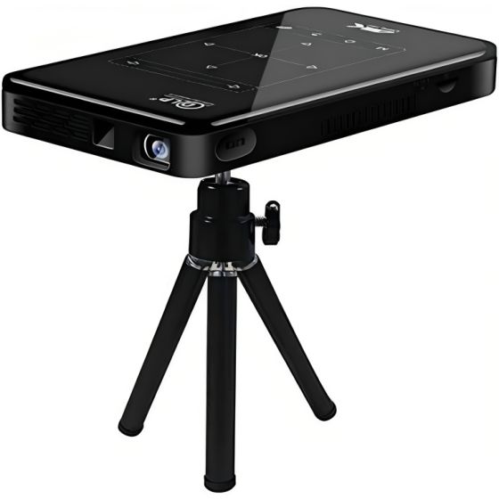 DLP Projector, 3840x2160 Resolution, Black - P09 with Tripod Mount