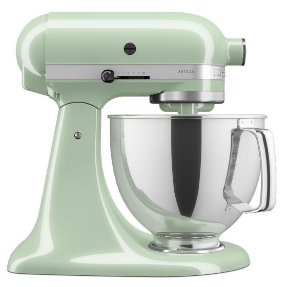 KitchenAid Artisan Stand Mixer With Attachments, 4.8 Liter, 300 Watt, Pistachio - 5KSM175PS