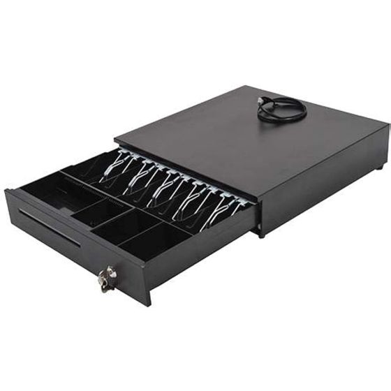3S Cash Drawer, 5 Coins - Black