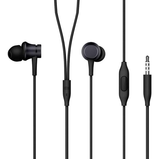 Xiaomi Wired In-Ear Earphones with Microphone, Black - ZBW4354TY