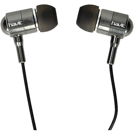 Havit HV-L670,Light Weight In-Ear 10mm For sports calibration With Dynamic Equillbrium Speakers Earphones, gray