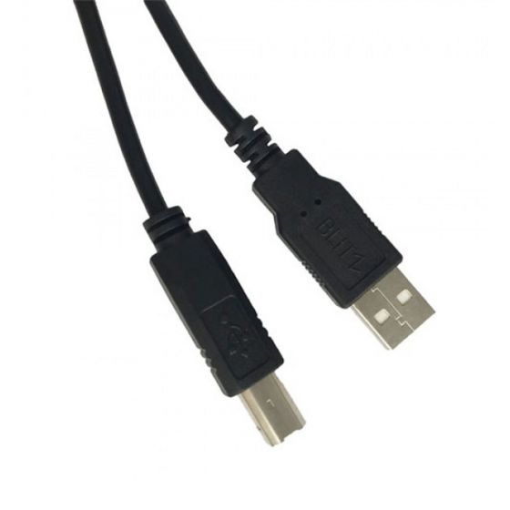 BLITZ USB-A to USB-B Male Printer Cable, 3 Meters - Black