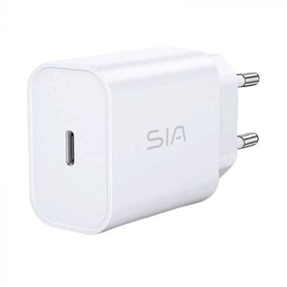 Sia Wall Charger, 20 Watt, USB-C Port, White - SI-CH0020W