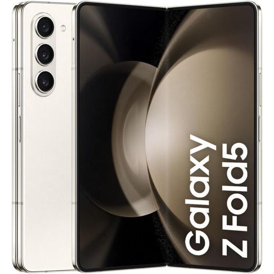 Samsung Galaxy Z Fold 5, 256GB, 12GB RAM, Dual SIM, 5G - Cream