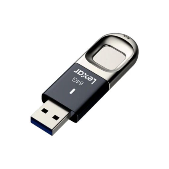 Lexar JumpDrive F35 Flash Drive, USB 3.0, 64GB, Silver - LJDF35-64GBBK