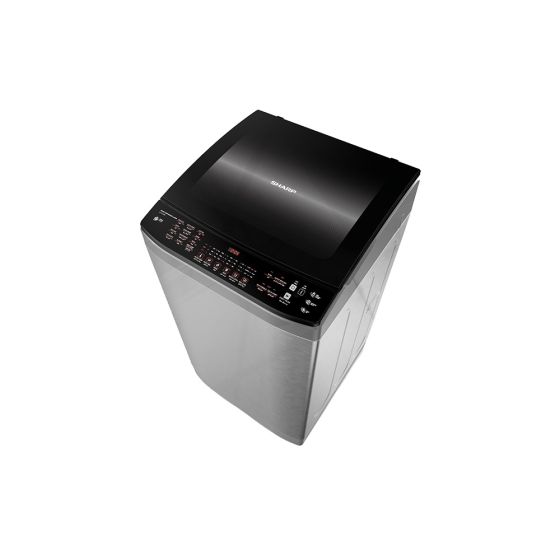Sharp Top Loading Automatic Washing Machine, 13 Kg, Inverter Motor,  Stainless Steel- ES-TD13GSSP