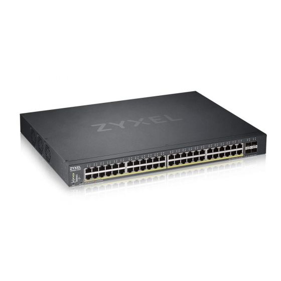 ZYXELGigabit Ethernet Switch, 48-Ports, Black - XGS1930-52HP