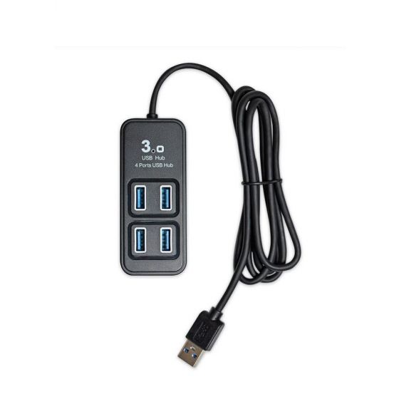 USB Hub 4 in 1, 4 Ports, Black - P-901