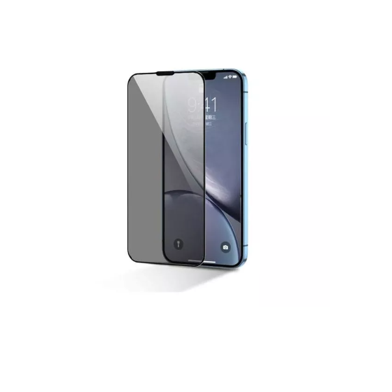 Joyroom Privacy Glass Screen Protector for iPhone 15 Pro Max, Transparent Black - HQ-Z36