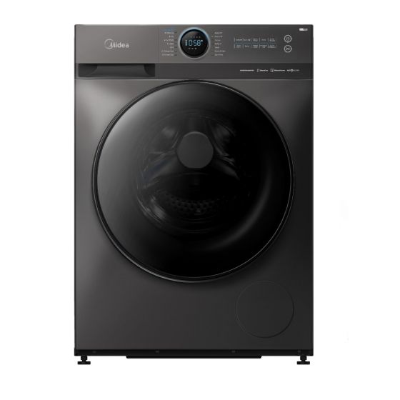 غسالة ملابس تحميل امامي ميديا، 9 كجم، انفرتر، فضي -MF200W90B/TT