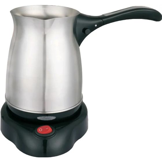 Flamingo Turkish Coffee Maker, 5 Cups, 500 Watt, Silver - FM-4080