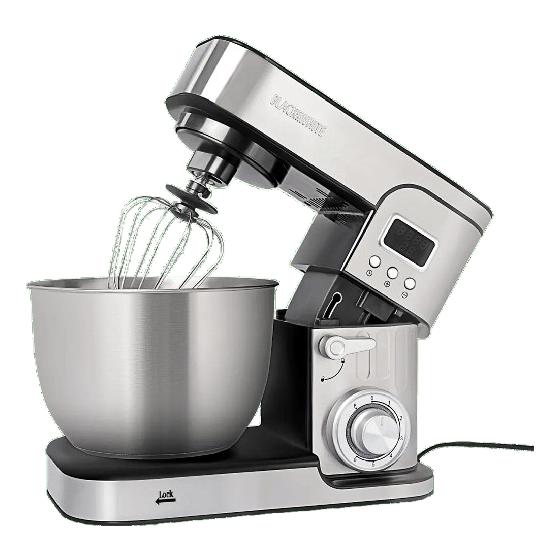 Black and White Digital Stand Mixer, 12.5 Liters, 2200 Watt, Silver - SV-1222D