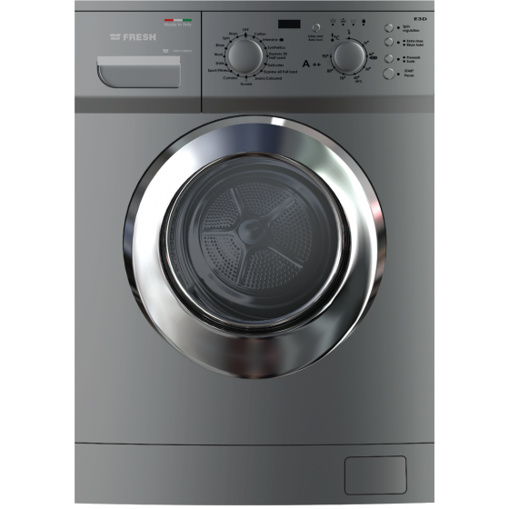 Fresh Fron Load Automatic Washing Machine, 7 KG, Silver- FFM7I1000SC
