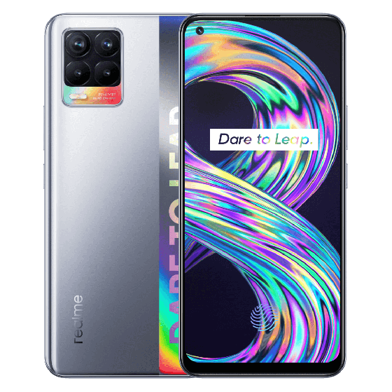 Realme 8 Dual Sim, 128 GB, 8 GB RAM, 4G LTE, Silver