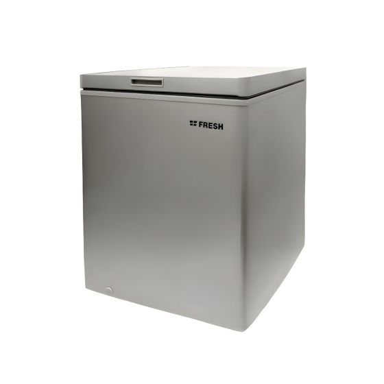Fresh Defrost Chest Freezer, 140 Liters, Silver - FDF190F