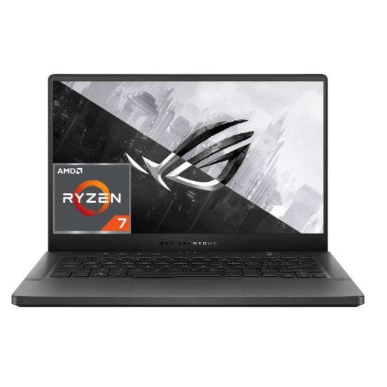 Asus Rog Zephyrus G14 GA402RJ-GRY07W Laptop, AMD Ryzen 7 6800HS, 1TB SSD, 16GB RAM, 14 Inch, QHD Plus IPS 120Hz Display, AMD Radeon RX 6700S 8GB, Windows 11 - Eclipse Grey