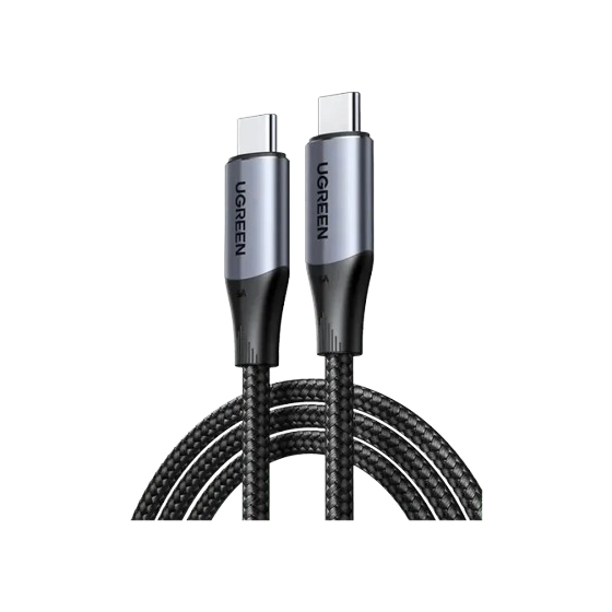 كابل USB-C يوجرين، 1 متر - اسود