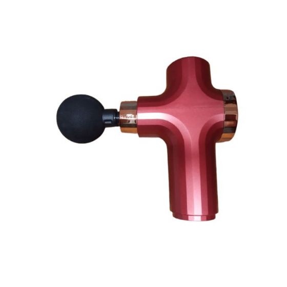 Mini Fascial Gun Muscle Massager, 4 Pieces, Red - SH-268