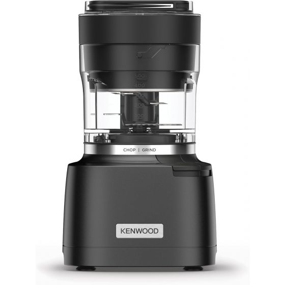 Kenwood Duo Prep 2 In 1 Chopper and Grinder, 500ml, 800 Watt, Black - CHP80.000BK