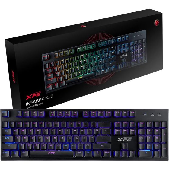 Xpg Wired Gaming Keyboard, Black - Infarex K10