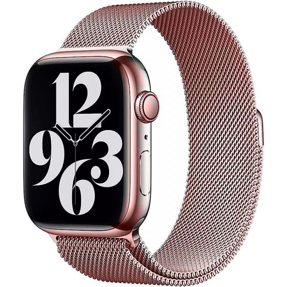 Tech-MD Straps Compatible with Apple Watch Strap 38mm 40mm 41mm Metal Stainless Steel Mesh Loop Replacement Band Compatible with iWatch Series 7 6 5 4 3 2 1 SE