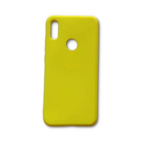 Stratg Silicone Back Cover for Huawei Y6 2019 and Y6 Pro - Yellow