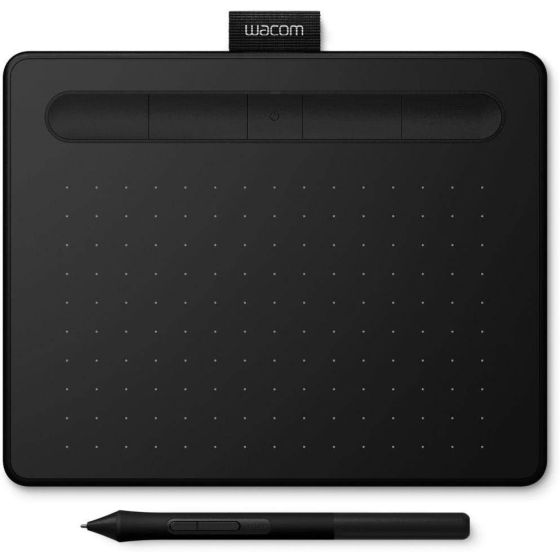 تابلت انتوس اس واكوم مع قلم،صغير،اسود -CTL-4100K-N