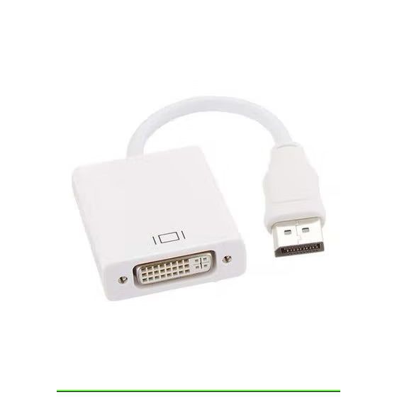 DVI Monitor Display Adapter- White