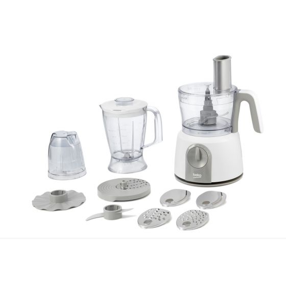 Beko Food Processor, 1000 Watt, White - FPP4402W